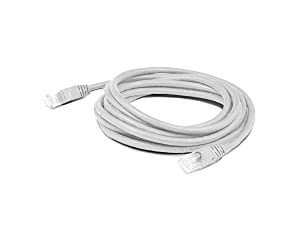 Addon networking AddOn 25FT RJ-45 (Male) to RJ-45 (Male) Straight BOOTED White CAT6 UTP PVC COPPE - Dealtargets.com