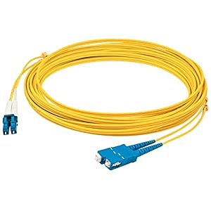 Addon networking AddOn 2m Single-Mode Fiber (SMF) Duplex (APC-SC/PC-LC) ASC/LC OS1 Yellow Patch Cable ADD-ASC-LC-2M9SMF - Dealtargets.com