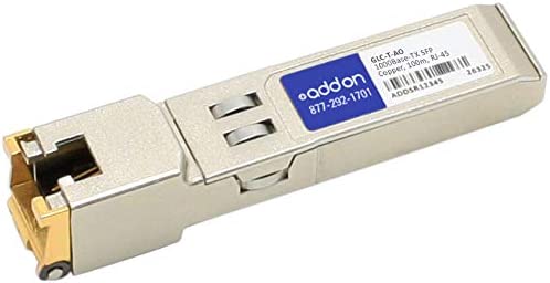 Addon networking AddOn Cisco GLC-T Compatible 10/100/1000Base-TX SFP Transceiver (GLC-T-AO) - Dealtargets.com