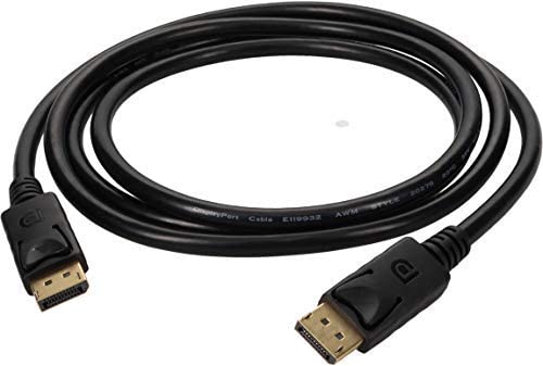 Addon networking AddOn DisplayPort Male to DisplayPort Male Cable, 6 ft, Black (DISPLAYPORT6F) - Dealtargets.com