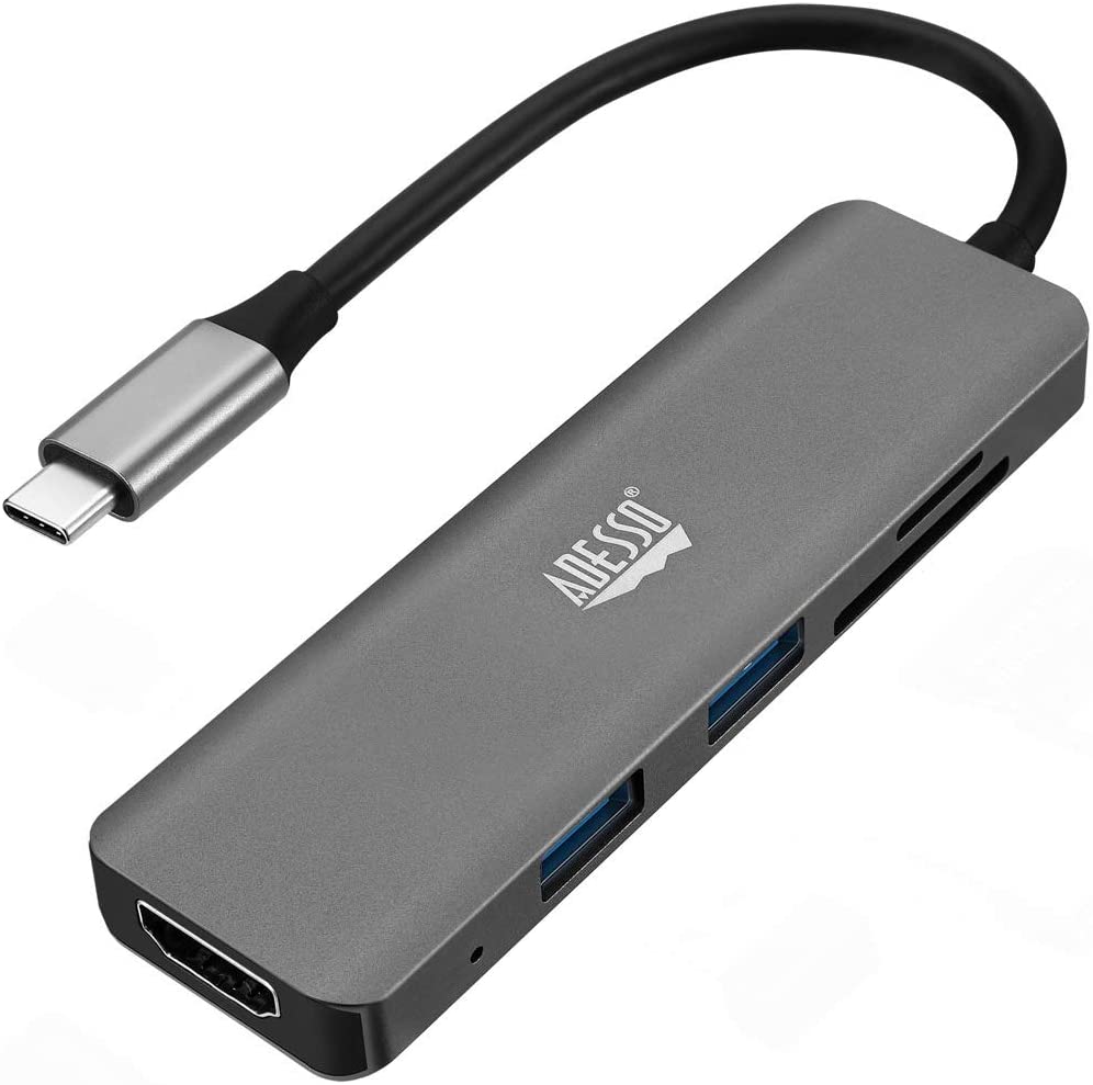 Adesso 6 in 1 USB-C Multiport Docking Station - Dealtargets.com