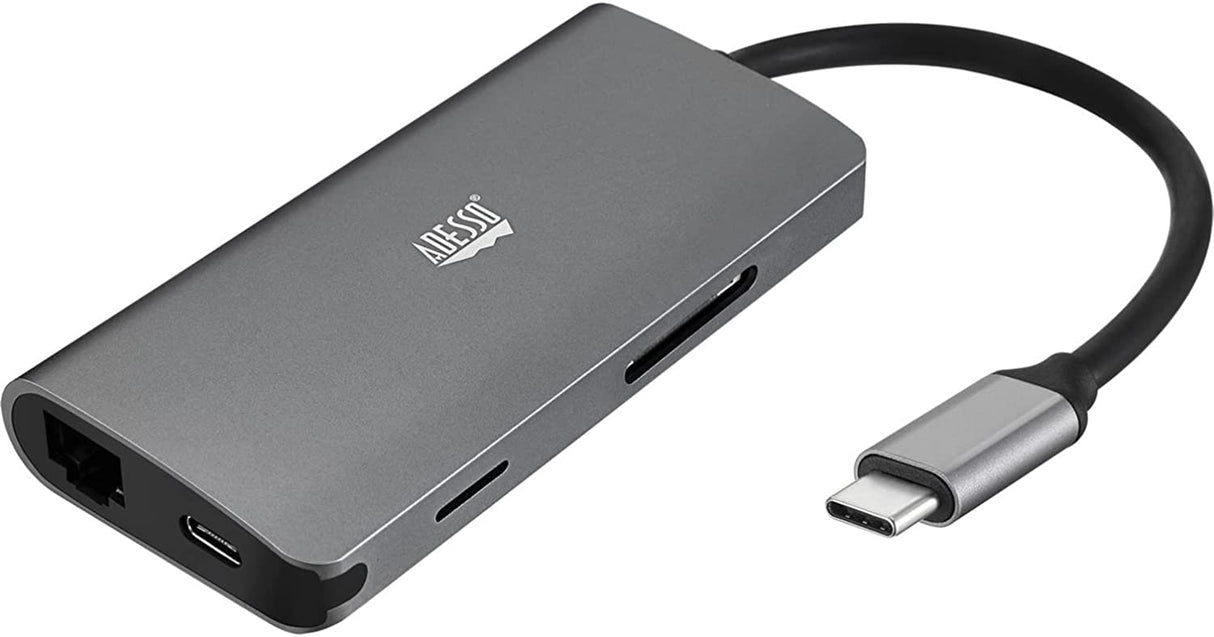 Adesso 8 in 1 USB-C Multiport Docking Station - Dealtargets.com
