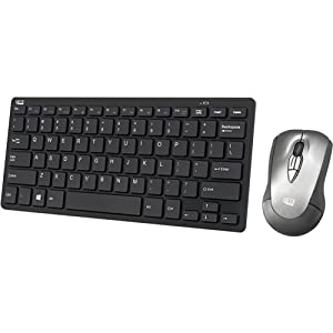 Adesso Air Mouse Mobile With Compact Keyboard - Dealtargets.com