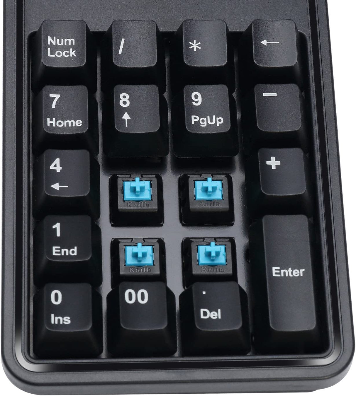 Adesso AKB-600HB 19-Key Mechanical Keypad with 3-Port USB Hub - Dealtargets.com