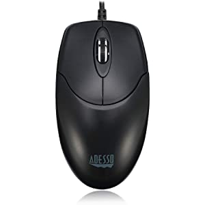 Adesso Antimicrobial Multimedia Desktop Keyboard and Mouse French - Dealtargets.com