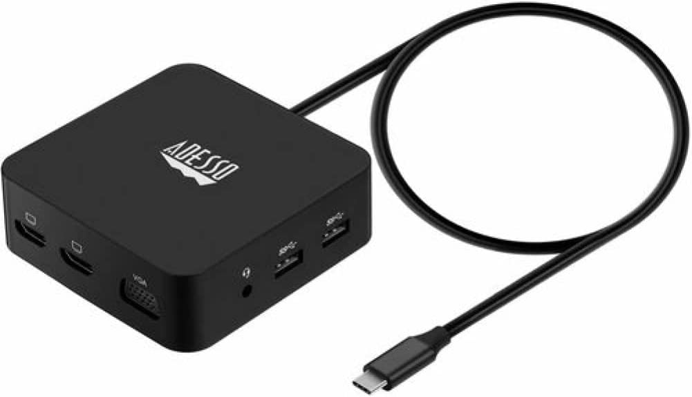 Adesso AUH-4050 11-in-1 USB-C Multi-Port Docking Station (TAA Compliant) - Dealtargets.com