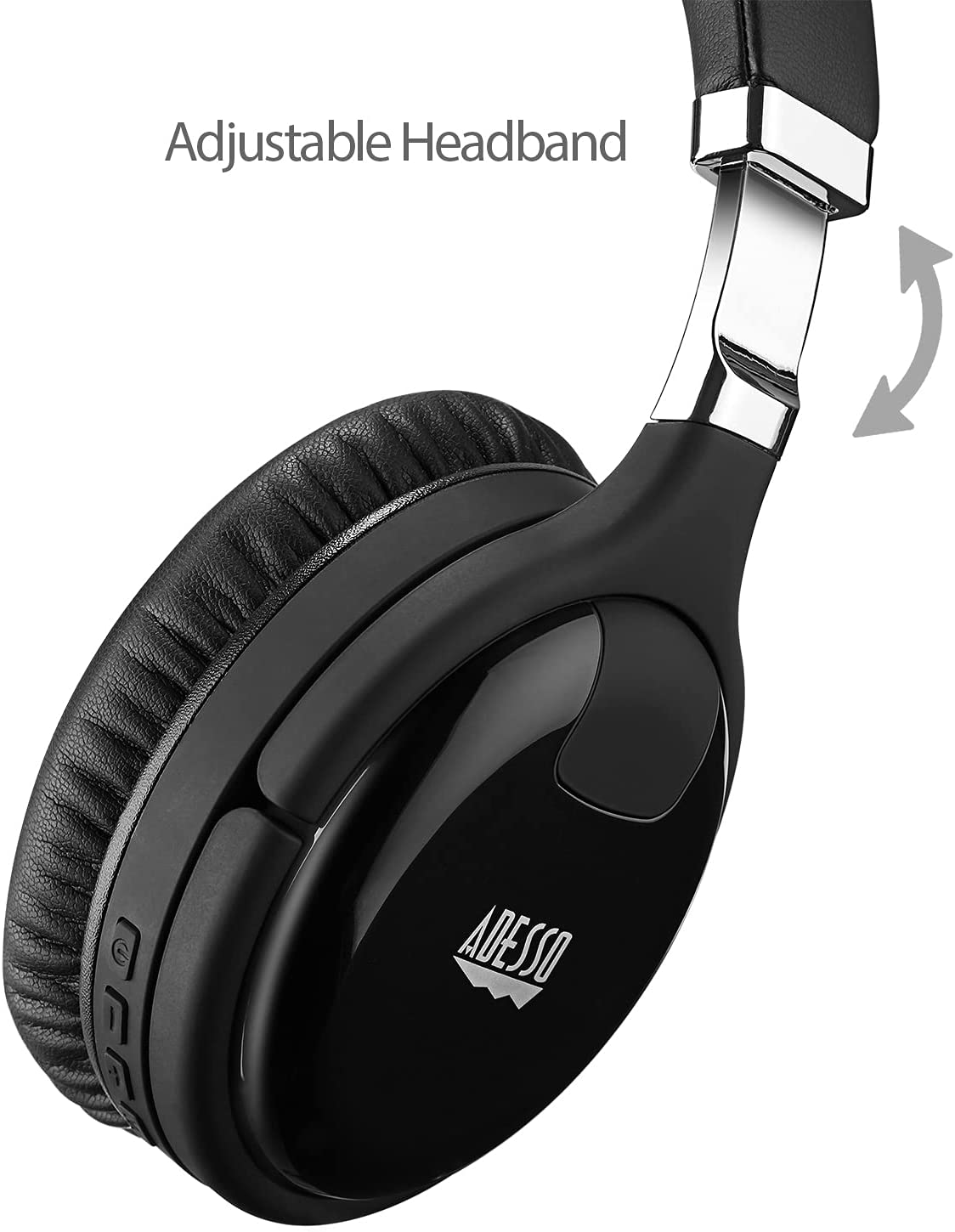 Adesso Bluetooth Active Noise Cancellation Headphone with Build in Microphone - Dealtargets.com