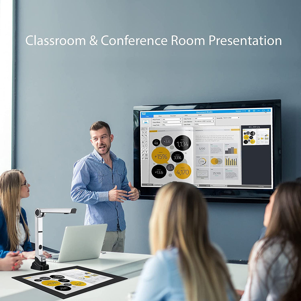 Adesso Cybertrack 510-5 Megapixel Fixed-Focus Document Camera - Dealtargets.com