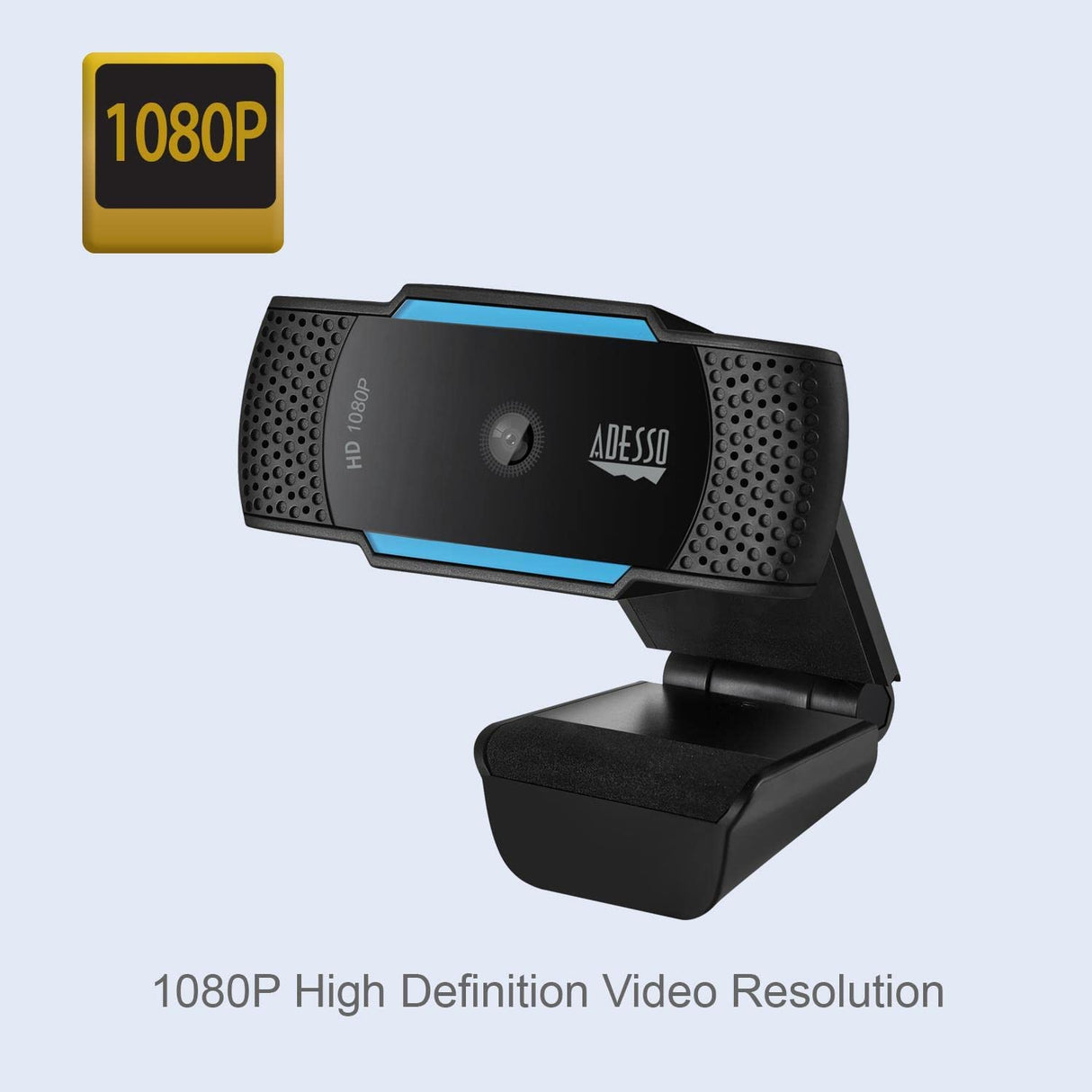 Adesso CyberTrack H5 1080p HD USB Auto Focus Webcam with Built-in Dual Microphone - Dealtargets.com