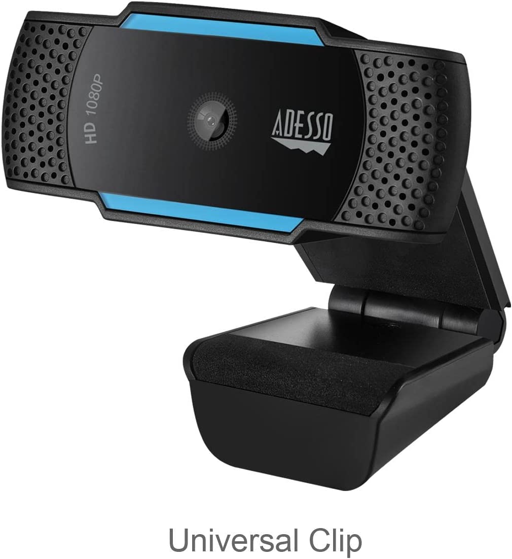 Adesso CyberTrack H5 1080p HD USB Auto Focus Webcam with Built-in Dual Microphone - Dealtargets.com
