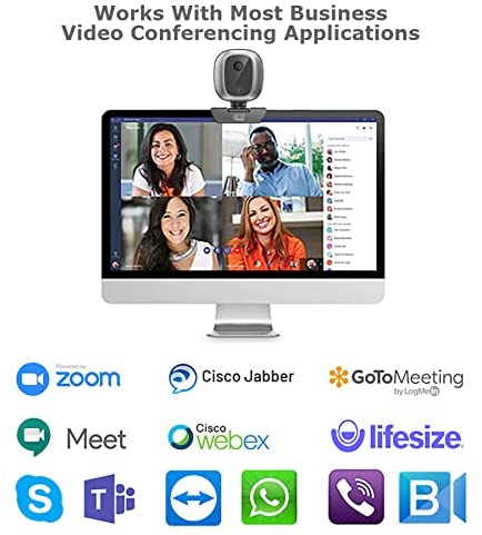Adesso CyberTrack M1 1080P HD H.264 Fixed Focus USB Webcam with 305° Motion Tracking, Built-in Microphone, and Tripod Mount - Dealtargets.com