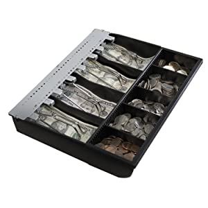 Adesso Drawer Tray Cash Register, 13-Inch Cash Drawer Tray 13-Inch - Dealtargets.com