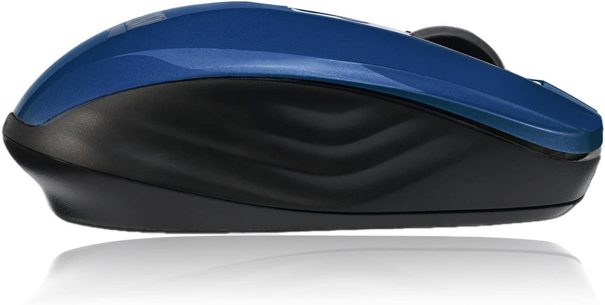 Adesso Ergonomic iMouse S50 - Wireless Optical Mouse (Blue) - Dealtargets.com