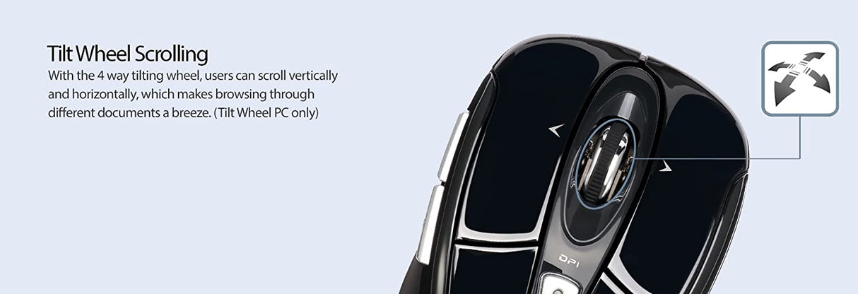 Adesso Ergonomic iMouse S60B - Wireless Optical Mouse - Dealtargets.com