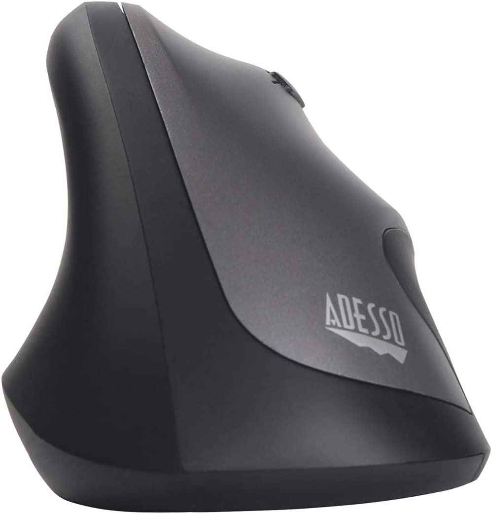 Adesso iMouse A20 Antimicrobial Wireless Vertical Ergonomic Mouse - Dealtargets.com