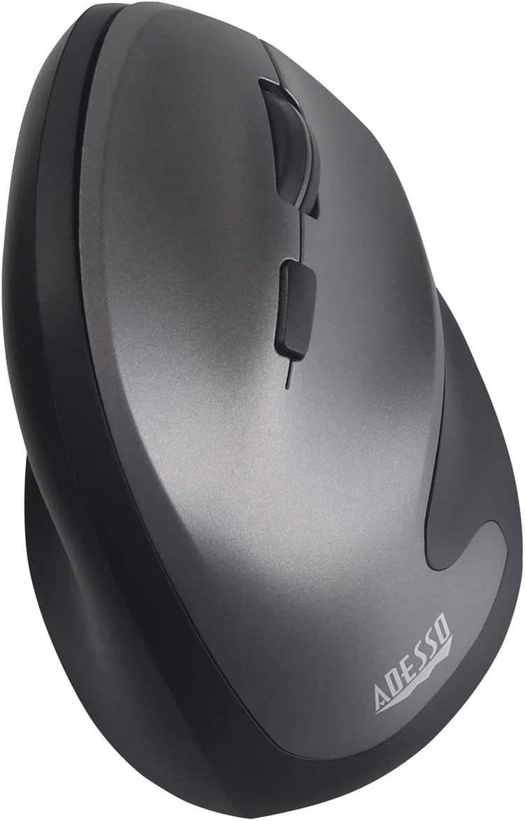 Adesso iMouse A20 Antimicrobial Wireless Vertical Ergonomic Mouse - Dealtargets.com