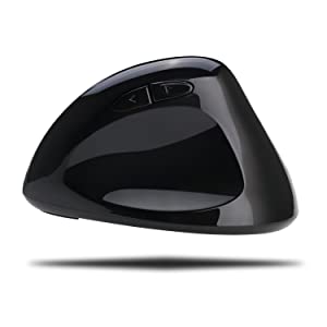 Adesso Imouse E30-2.4GHz Wireless Ergonomic Vertical Right-Handed Mouse, Black - Dealtargets.com