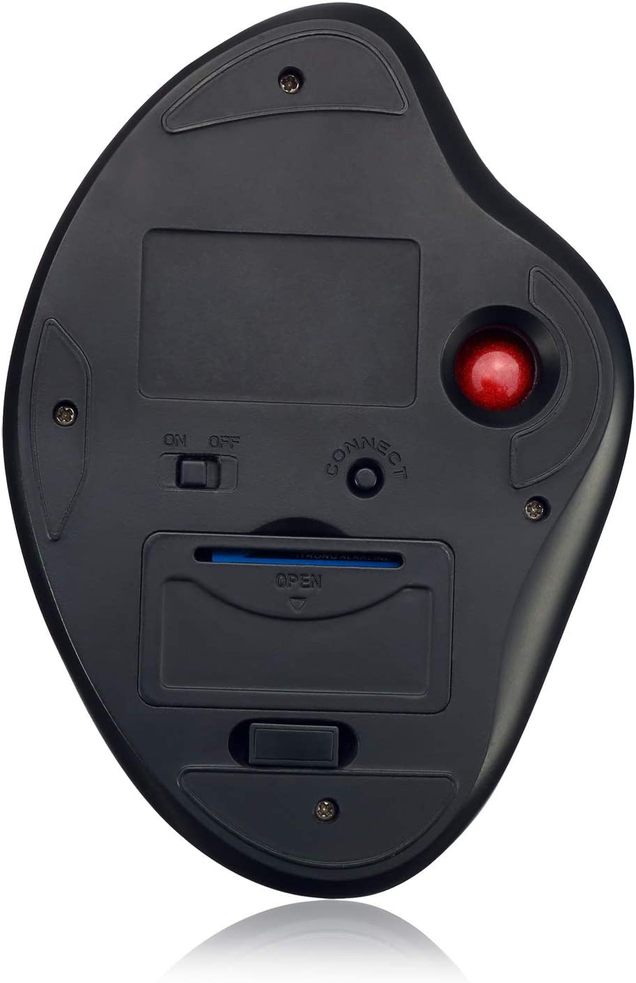 Adesso iMouse T30 Wireless Ergonomic Thumb Trackball Mouse with Nano USB Receiver, Programmable 7 Button Design, and 5 Level DPI Switch - Dealtargets.com