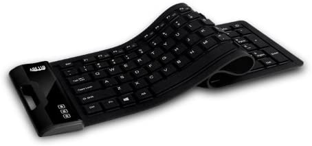 Adesso SlimTouch 232 Antimicrobial Waterproof Flexible Keyboard for Windows 8/7/Vista/XP/2000 (AKB-232UB), black - Dealtargets.com