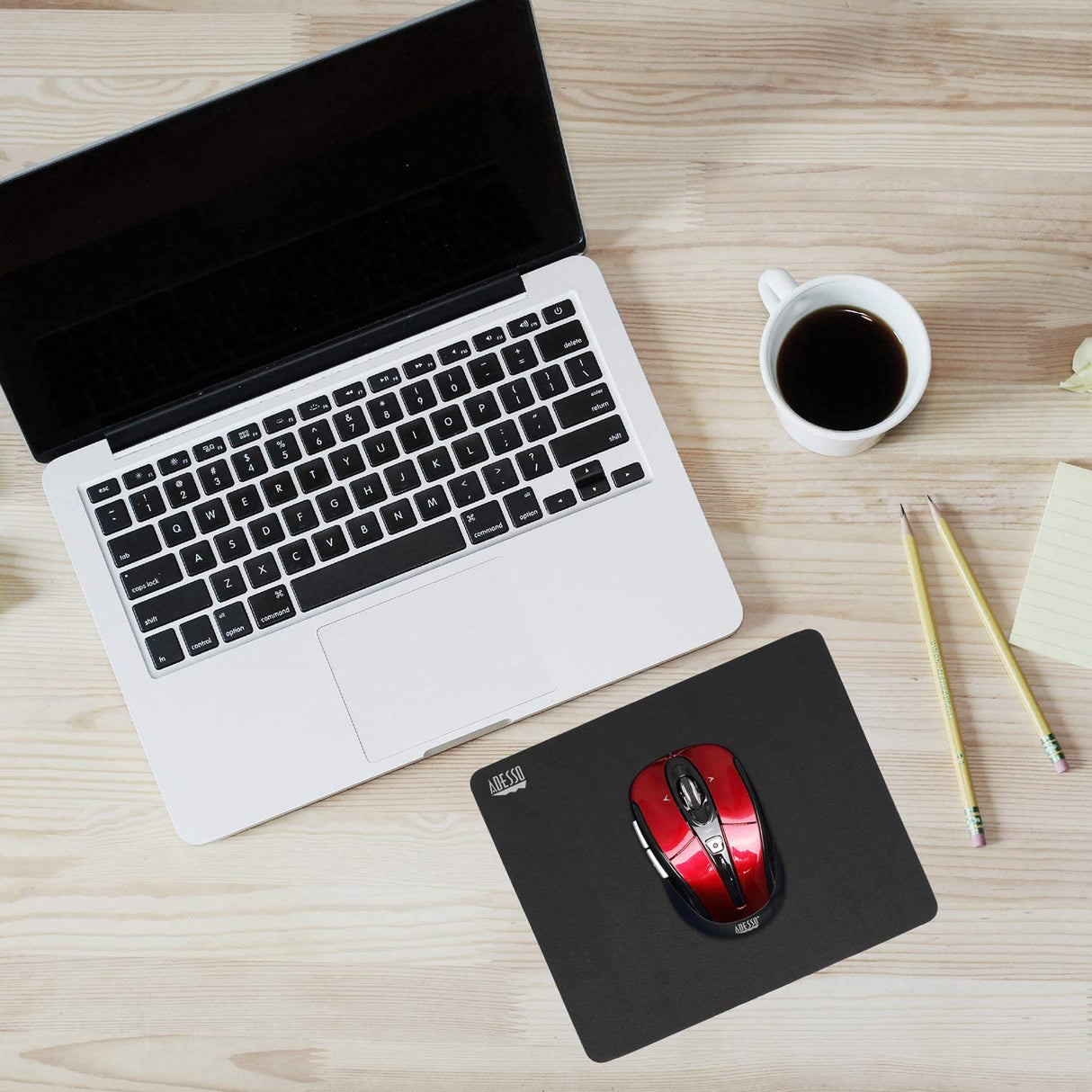 Adesso TRUFORM P100 TRUFORM P100 – 9? x 7? Mouse Pad, Black - Dealtargets.com