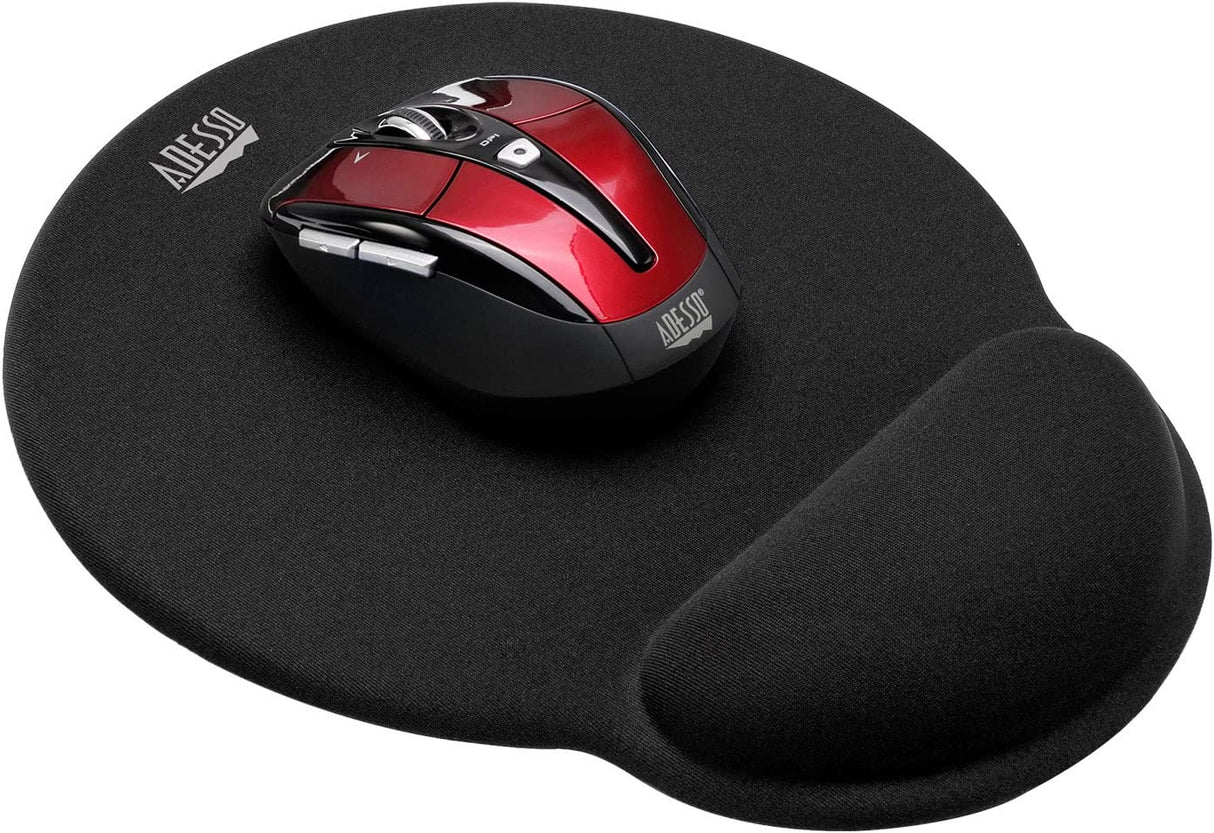 Adesso TruForm P200 Truform Memory Foam Mouse Pad with Ergonomic Wrist Rest Anti -Slip Design - Dealtargets.com