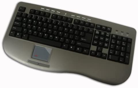 Adesso Win-Touch Pro USB Keyboard with Wristsaver (AKB-430UG),Gray - Dealtargets.com