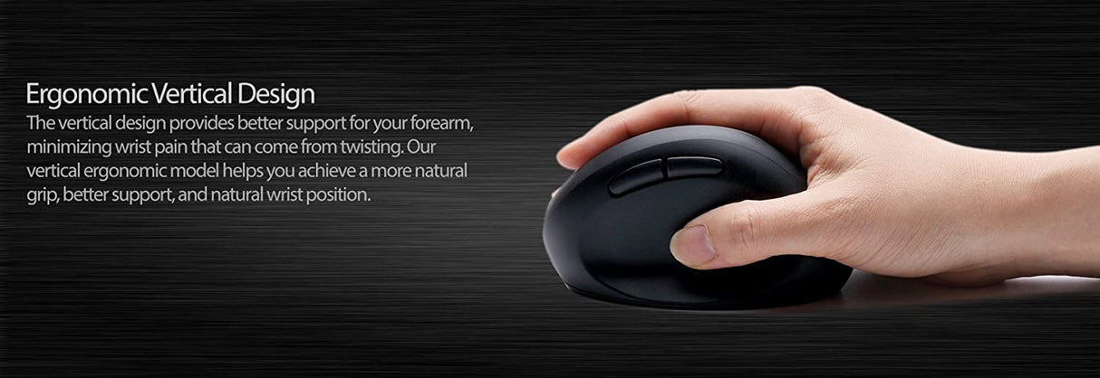 Adesso WKB-1150CB Easytouch Desktop Multimedia Keyboard and Mouse Combo-Wireless Wave Combo -Curved Comfort, Black - Dealtargets.com