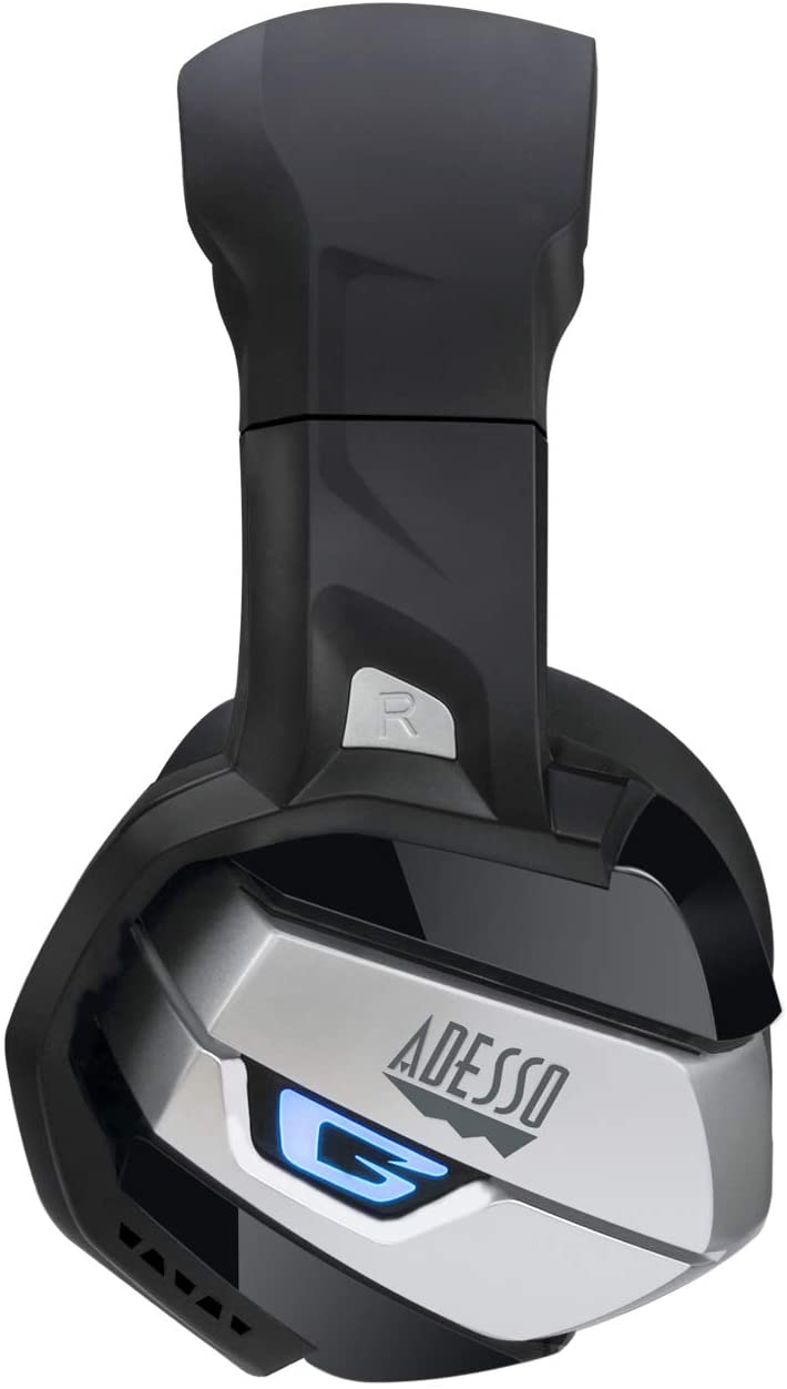 Adesso Xtream G2 - Gaming Headphones with Noise Cancelling Microphone and LED Lighting for PC, PS4, Xbox, Nintendo Switch, and Laptops - Dealtargets.com