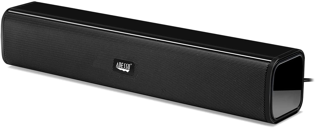 Adesso Xtream S5 USB Sound Bar Speaker for PC Desktop 5W x 2 - Dealtargets.com