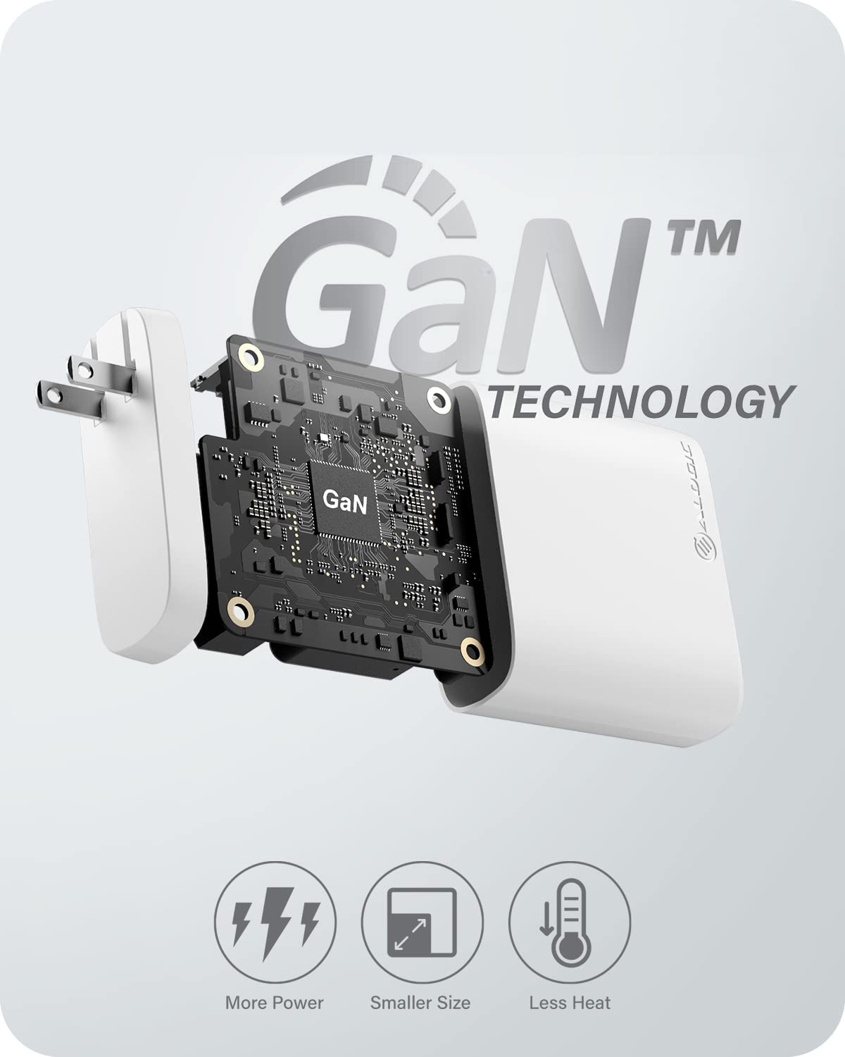 ALOGIC 100W 4-Port PD USB C Wall Charger with GaN Fast Tech, 2 USB-C, 2 USB-A, Dynamic Power Allocation, Power Delivery 3.0 Charger for MacBook, M1 Mac, XPS, iPad Pro, iPhone, Galaxy & More - Dealtargets.com