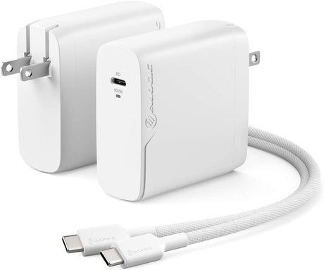ALOGIC 100W MacBook Pro Charger USB C Charger withGaNFast Tech, PD 3.0 Laptop Charger for MacBook Pro 16/13, Air, M1 Mac, XPS 15/13, iPad Pro, iPhone 13/13 Pro/Max/13 Mini Galaxy, Pixel & More - Dealtargets.com
