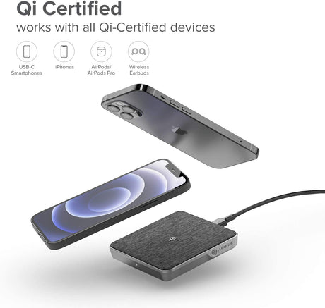 ALOGIC 10W Ultra Power Wireless Charging Pad for iPhone 13/13 Pro/Max/13 Mini/iPhone 12/12 Pro/Max/Mini, AirPods/AirPods Pro, Galaxy Note 20 / Ultra / S20 / S10+ and Qi Enabled Devices. - Dealtargets.com