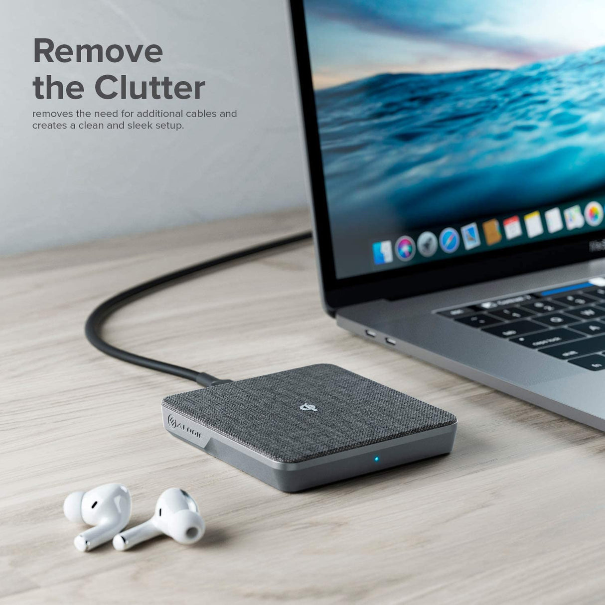 ALOGIC 10W Ultra Power Wireless Charging Pad for iPhone 13/13 Pro/Max/13 Mini/iPhone 12/12 Pro/Max/Mini, AirPods/AirPods Pro, Galaxy Note 20 / Ultra / S20 / S10+ and Qi Enabled Devices. - Dealtargets.com