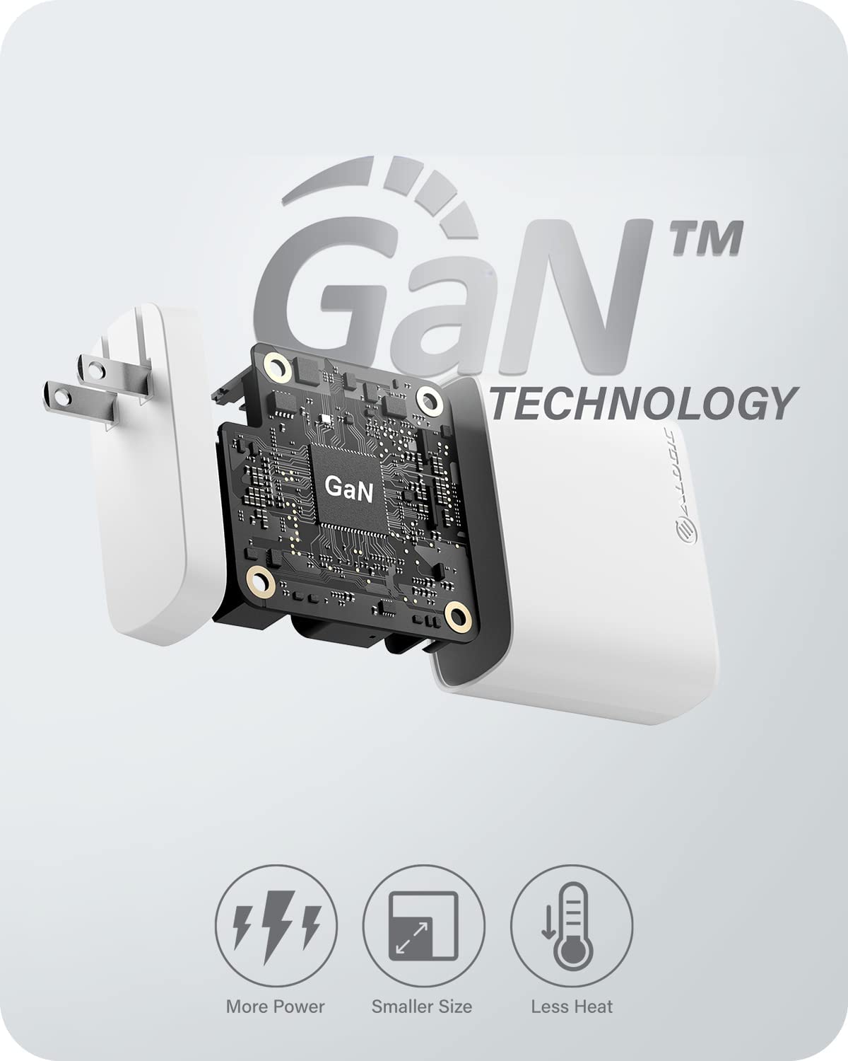 ALOGIC 65W USB-C Wall Charger with GaN Fast Technology, PD Power Delivery 3.0 Charger for Fast Charging Compatible with MacBook Pro/Air M1, iPad, iPhone 13/13 Pro Mini, Galaxy, Pixel 6 pro & More. - Dealtargets.com