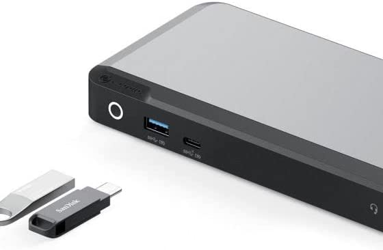 ALOGIC (8 in 1) MX2 USB-C Dual Display 4K@60Hz DisplayPort Alt. Mode Docking Station – with 65W Power Delivery - Dealtargets.com