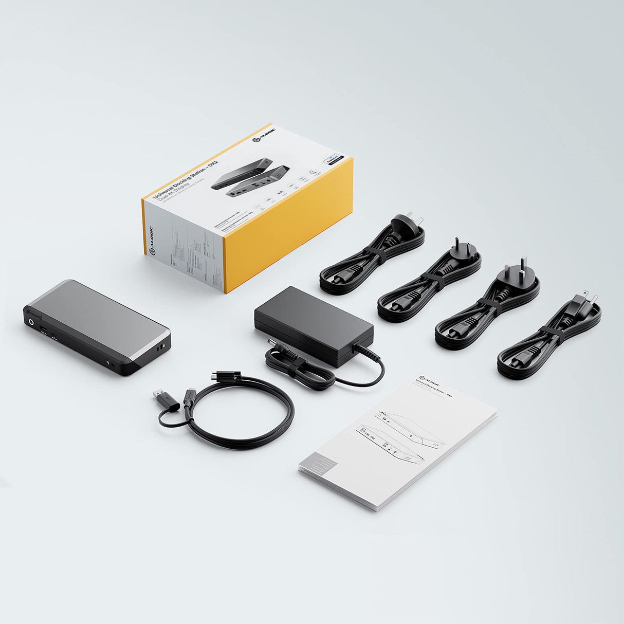 ALOGIC Dual 4K Display Universal Docking Station DX2 with 65W Laptop Compatible with Mac and Windows, 2x4K@60Hz DisplayPort,1xUSB-C 10G (with Fast Charging),3xUSB-A 5G, Audio, Ethernet - Dealtargets.com