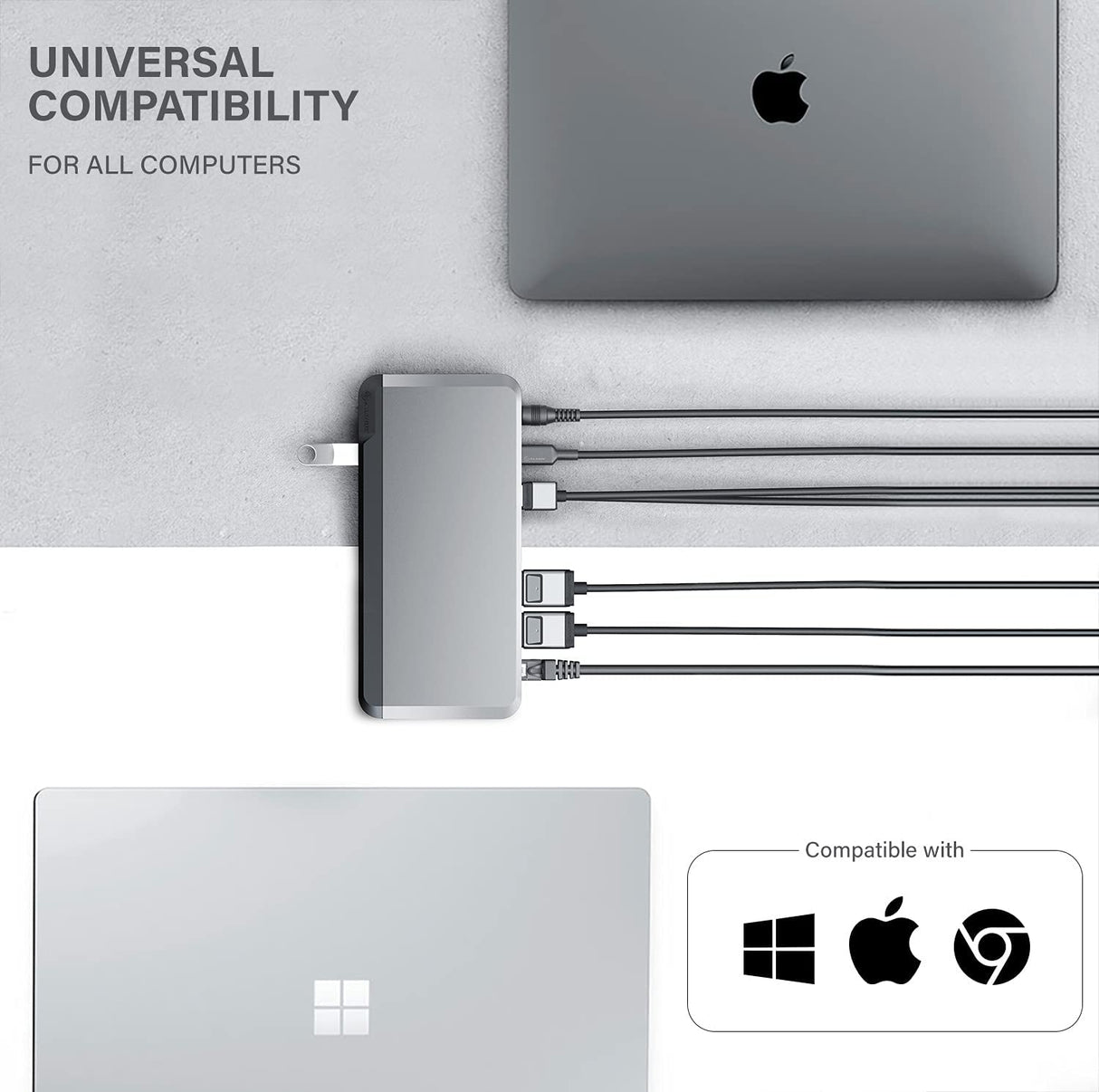 ALOGIC Dual 4K Display Universal Docking Station DX2 with 65W Laptop Compatible with Mac and Windows, 2x4K@60Hz DisplayPort,1xUSB-C 10G (with Fast Charging),3xUSB-A 5G, Audio, Ethernet - Dealtargets.com