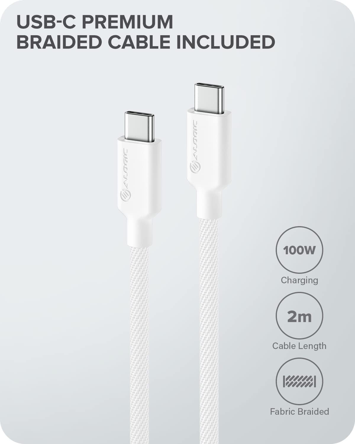 ALOGIC Dual USB C Wall Charger 68W 2-Port Fast Charger with GaN Fast Tech & Dynamic Power Allocation,PD 3.0 Charger for MacBook/M1 Mac,XPS,iPad Pro,iPhone 13/13 Pro/Max/13 Mini,Galaxy & More - Dealtargets.com