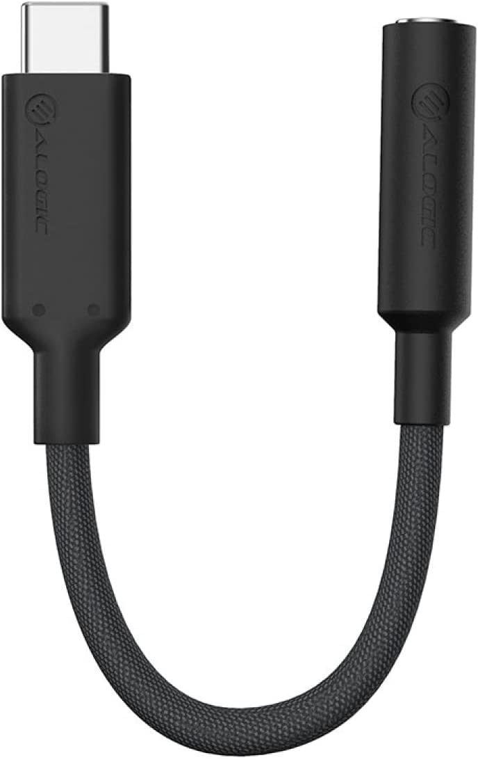 ALOGIC Elements Pro USB-C to 3.5mm Audio Adapter (Black) main image 1
