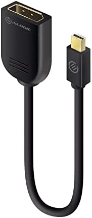 ALOGIC Mini DisplayPort to DisplayPort Adapter (Male to Female) with 4K Support – Premium Series – 15cm; Compatible with Apple, HP, Dell, Lenovo, Toshiba, Acer, Samsung, Asus & Microsoft Surface - Dealtargets.com