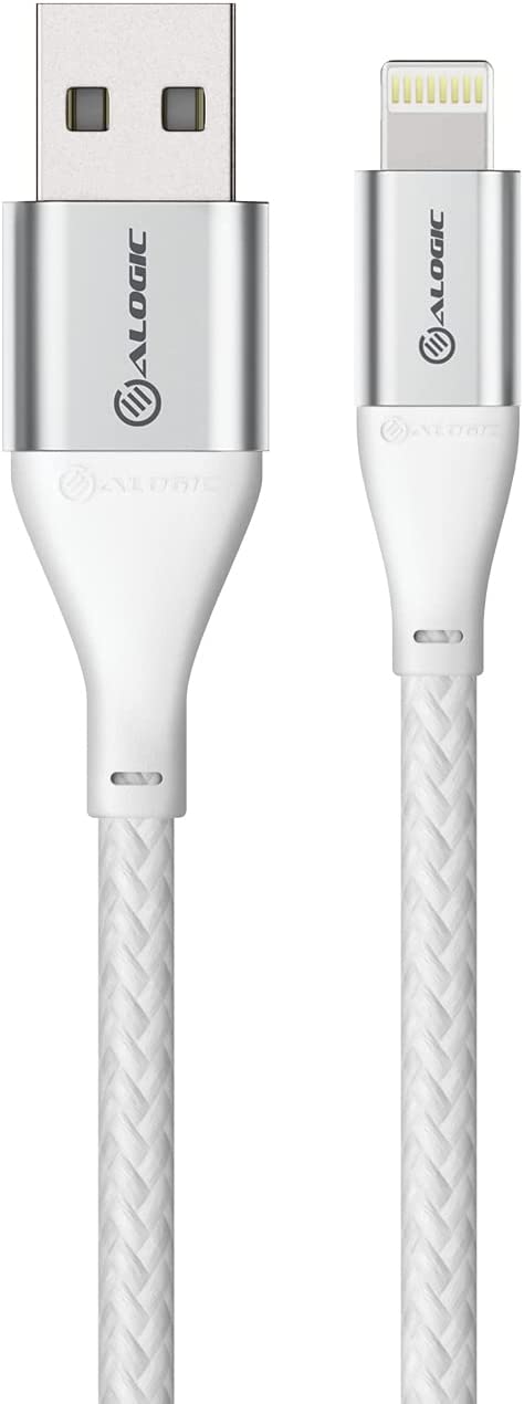 Alogic ULA8P1.5-SLV 1.5 m Super Ultra USB-A to Lightning Cable Silver - Dealtargets.com