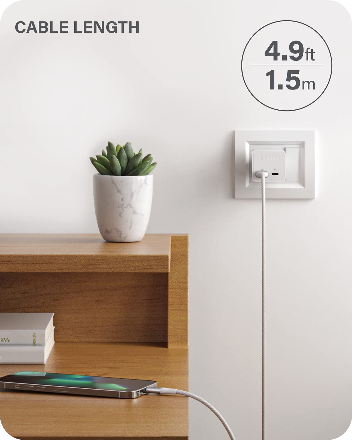 Alogic ULA8P1.5-SLV 1.5 m Super Ultra USB-A to Lightning Cable Silver - Dealtargets.com