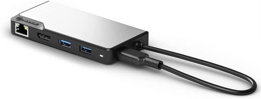 ALOGIC USB-C Fusion Alpha 5-in-1 Hub V2 - 2 x USB-A 3.1 Gen 1, 1 x USB-C 3.1 Gen 1 & 100WPD, 1 x HDMI 4K@60Hz, and 1 x Gigabit Ethernet - Dealtargets.com
