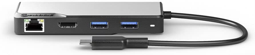 ALOGIC USB-C Fusion Alpha 5-in-1 Hub V2 - 2 x USB-A 3.1 Gen 1, 1 x USB-C 3.1 Gen 1 & 100WPD, 1 x HDMI 4K@60Hz, and 1 x Gigabit Ethernet - Dealtargets.com