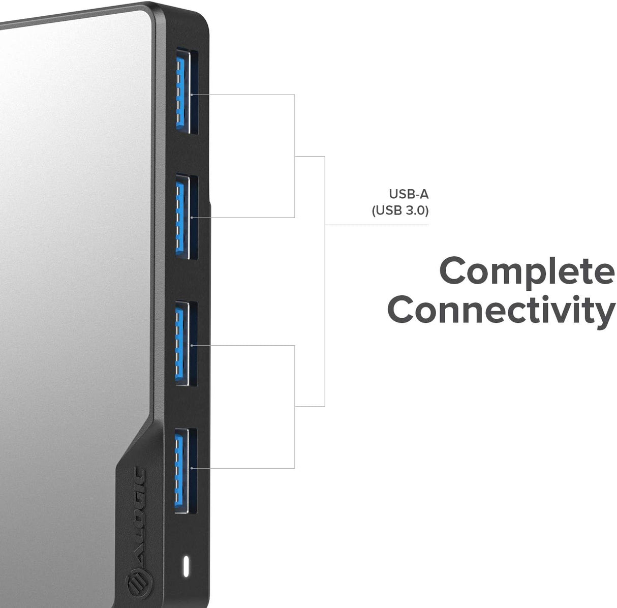 ALOGIC USB-C Fusion Swift Hub, 4-in-1 Type C Adapter, USB A 3.0 Data Rate of 5Gbps, Compatible with MacBook Pro/Air and iPad Pro/Air - Dealtargets.com