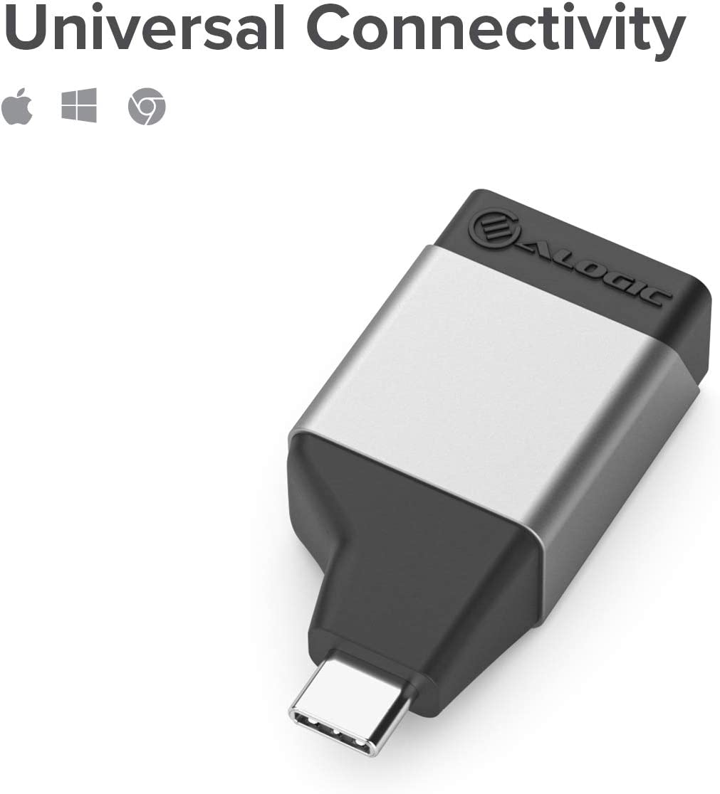 ALOGIC USB C to Gigabit Ethernet Mini Adapter,RJ45 Port, Supports 10/100/1000Mbps network connections, Compatible for iPad Pro, Macbook Pro, Samsung Galaxy, Pixel, MacBook Air, Surface, iPad and More. - Dealtargets.com