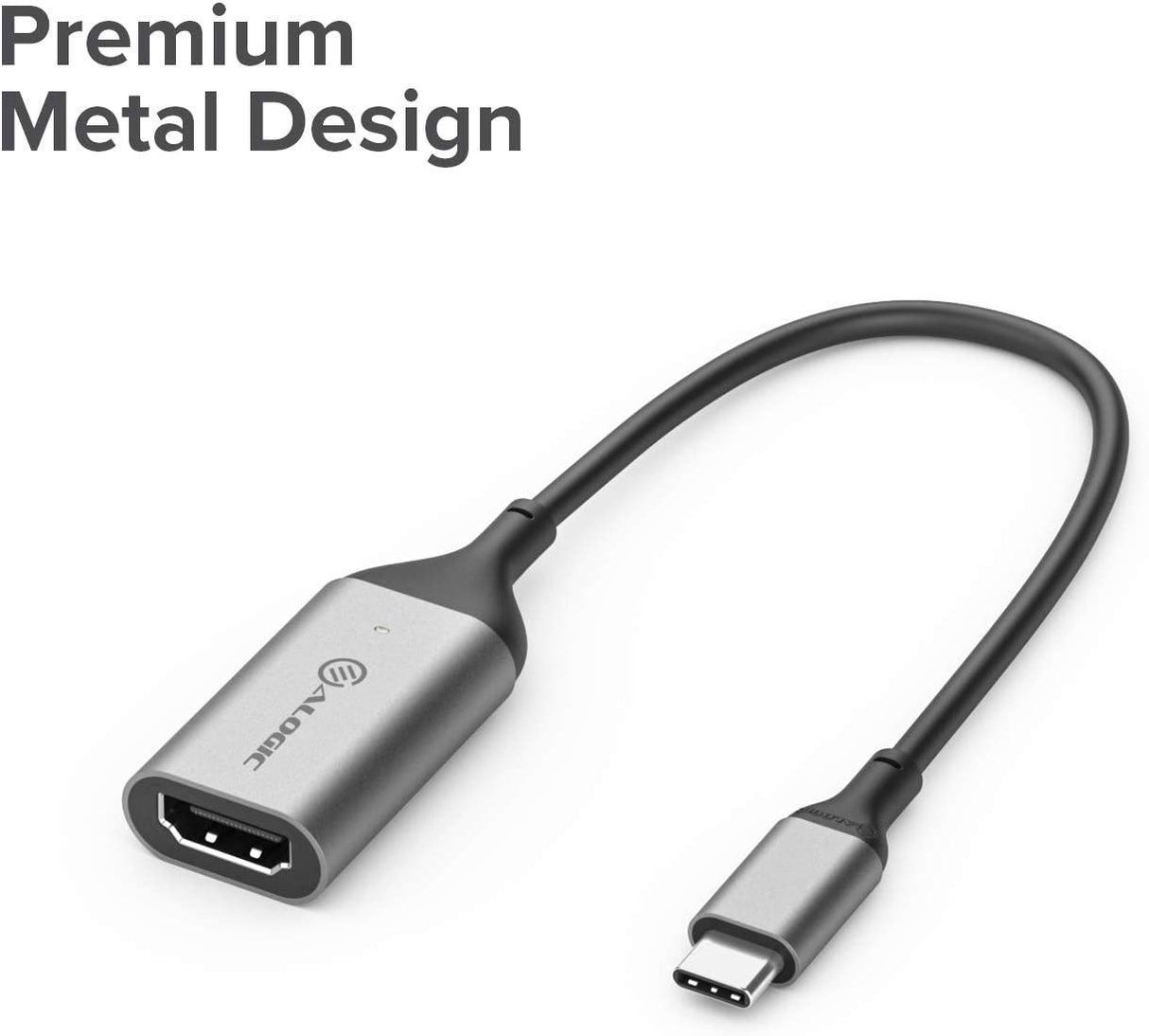 ALOGIC USB C to HDMI Adapter, Supports HDMI 4K 60Hz (Thunderbolt 3 Compatible) for MacBook Pro, MacBook Air, iPad Pro/Air 2020, Pixelbook, XPS, Galaxy, and More - Dealtargets.com