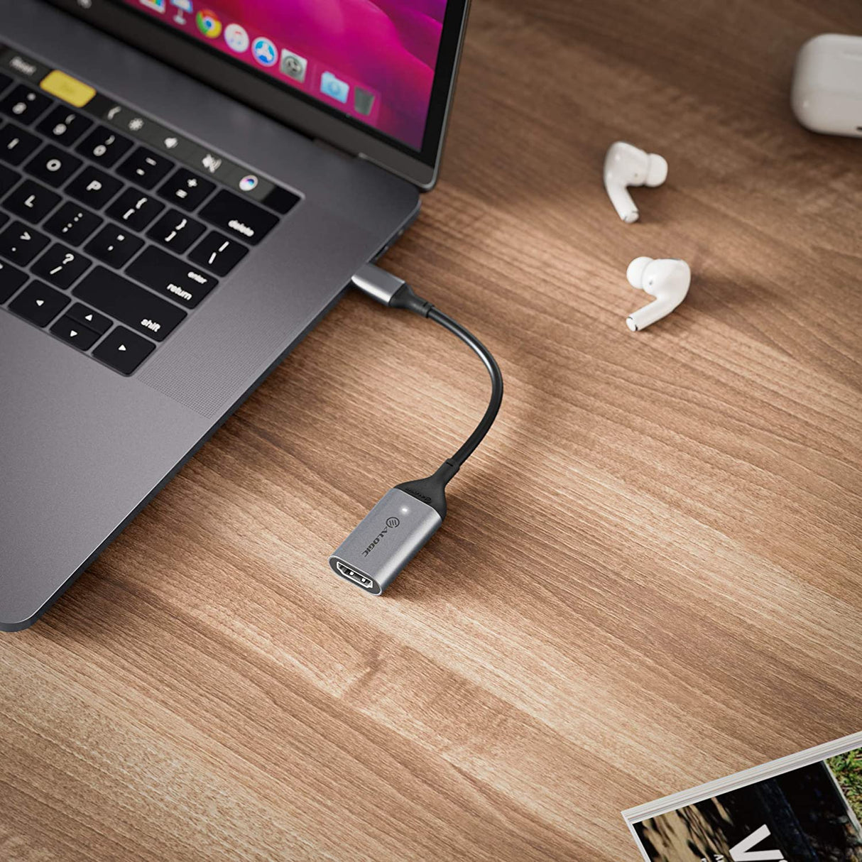 ALOGIC USB C to HDMI Adapter, Supports HDMI 4K 60Hz (Thunderbolt 3 Compatible) for MacBook Pro, MacBook Air, iPad Pro/Air 2020, Pixelbook, XPS, Galaxy, and More - Dealtargets.com