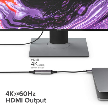ALOGIC USB C to HDMI Adapter, Supports HDMI 4K 60Hz (Thunderbolt 3 Compatible) for MacBook Pro, MacBook Air, iPad Pro/Air 2020, Pixelbook, XPS, Galaxy, and More - Dealtargets.com