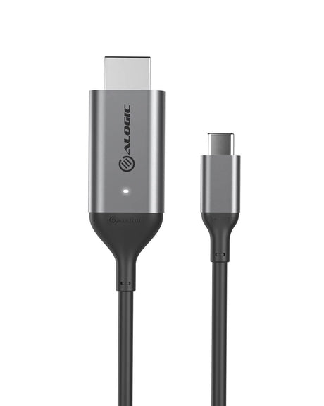 ALOGIC USB C to HDMI Cable for Home Office, 6 ft Type C to HDMI Adapter, Supports 4K 60Hz; Compatible with MacBook Pro/Air,iPad Pro, Surface Book,XPS, Samsung S10 & More (Thunderbolt 3 Compatible) 2m/6.6ft General - Dealtargets.com